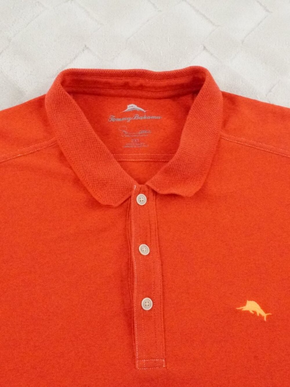 Tommy Bahama Polo Shirt Mens 2XT Redish Orange